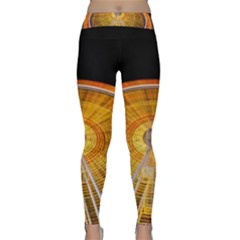 Abstract Blur Bright Circular Classic Yoga Leggings