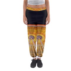 Abstract Blur Bright Circular Women s Jogger Sweatpants