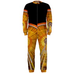 Abstract Blur Bright Circular OnePiece Jumpsuit (Men) 