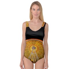 Abstract Blur Bright Circular Princess Tank Leotard 