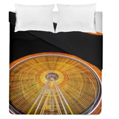 Abstract Blur Bright Circular Duvet Cover Double Side (Queen Size)