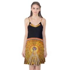 Abstract Blur Bright Circular Camis Nightgown