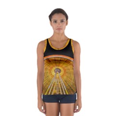 Abstract Blur Bright Circular Women s Sport Tank Top 