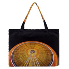 Abstract Blur Bright Circular Medium Zipper Tote Bag