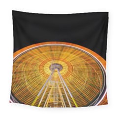 Abstract Blur Bright Circular Square Tapestry (Large)