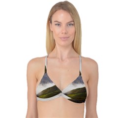 Agriculture Clouds Cropland Reversible Tri Bikini Top by Amaryn4rt