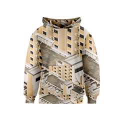 Apartments Architecture Building Kids  Pullover Hoodie by Amaryn4rt