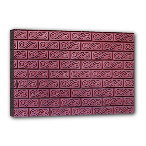 Brick Wall Brick Wall Canvas 18  X 12  by Amaryn4rt