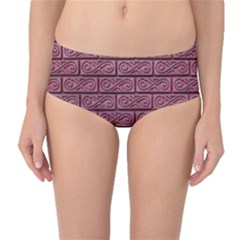 Brick Wall Brick Wall Mid-waist Bikini Bottoms by Amaryn4rt