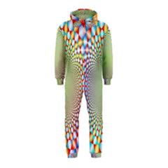 Color Abstract Background Textures Hooded Jumpsuit (Kids)