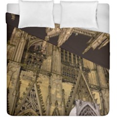 Cologne Church Evening Showplace Duvet Cover Double Side (king Size) by Amaryn4rt