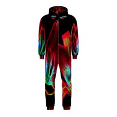 Flower Pattern Design Abstract Background Hooded Jumpsuit (kids)