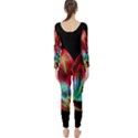 Flower Pattern Design Abstract Background Long Sleeve Catsuit View2