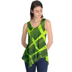 Frond Leaves Tropical Nature Plant Sleeveless Tunic