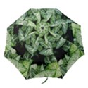 Green Leaves Nature Pattern Plant Folding Umbrellas View1