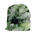 Green Leaves Nature Pattern Plant Drawstring Pouches (XXL) View1