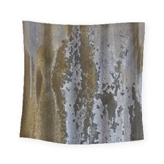 Grunge Rust Old Wall Metal Texture Square Tapestry (small) by Amaryn4rt