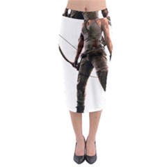 Tomb Raider Render 1 By Rajivmessi D7hozr0 Midi Pencil Skirt by raiders