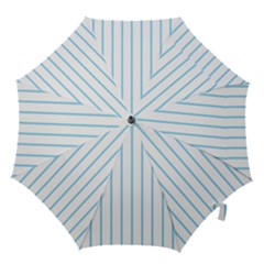 Blue Lines Hook Handle Umbrellas (large) by Valentinaart