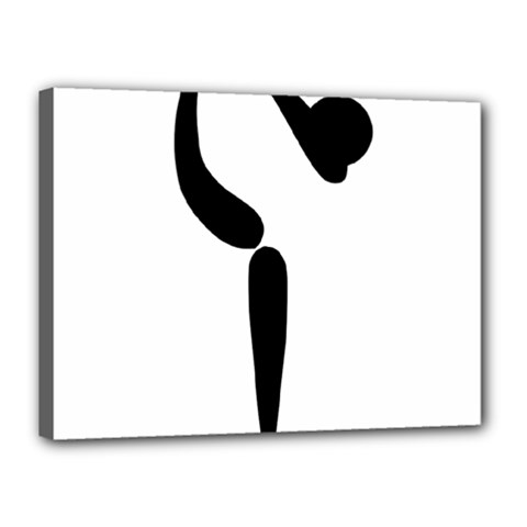 Artistic Roller Skating Pictogram Canvas 16  X 12  by abbeyz71