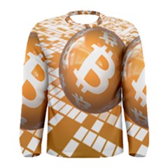 Network Bitcoin Currency Connection Men s Long Sleeve Tee by Amaryn4rt