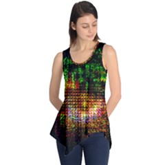 Radar Kaleidoscope Pattern Sleeveless Tunic by Amaryn4rt