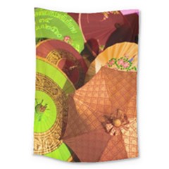 Umbrellas Parasols Design Rain Large Tapestry by Amaryn4rt