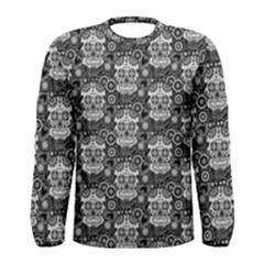 Sugar Skull Men s Long Sleeve Tee by Ancello