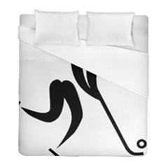Bandy Pictogram Duvet Cover (full/ Double Size) by abbeyz71