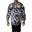 Decoration Pattern Design Flower Hooded Wind Breaker (Kids) View1