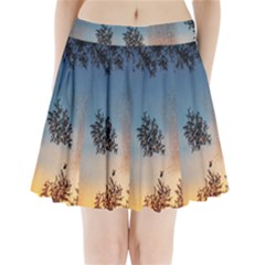 Hardest Frost Winter Cold Frozen Pleated Mini Skirt by Amaryn4rt