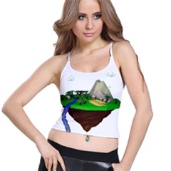 Low Poly 3d Render Polygon Spaghetti Strap Bra Top by Amaryn4rt