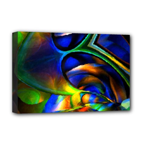 Light Texture Abstract Background Deluxe Canvas 18  X 12   by Amaryn4rt