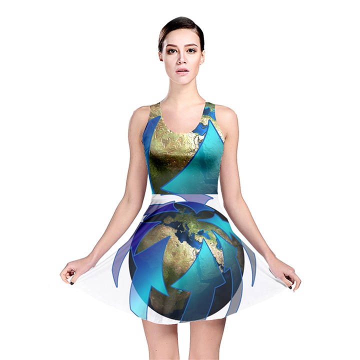 Migration Of The Peoples Escape Reversible Skater Dress