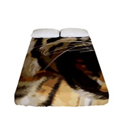 Royal Tiger National Park Fitted Sheet (full/ Double Size) by Amaryn4rt