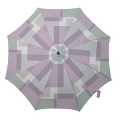 Abstract Background Pattern Design Hook Handle Umbrellas (large)