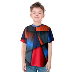 3d And Abstract Kids  Cotton Tee