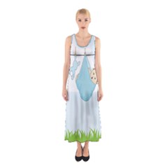 Baby Boy Clothes Line Sleeveless Maxi Dress by Nexatart