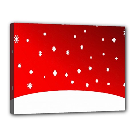 Christmas Background  Canvas 16  x 12 