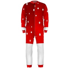 Christmas Background  OnePiece Jumpsuit (Men) 