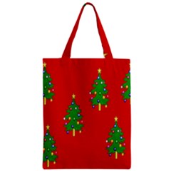 Christmas Trees Zipper Classic Tote Bag