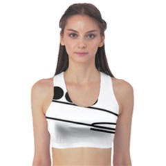 Bobsleigh Pictogram Sports Bra