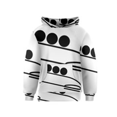 Bobsleigh Pictogram Kids  Pullover Hoodie