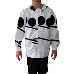 Bobsleigh Pictogram Hooded Wind Breaker (Kids)