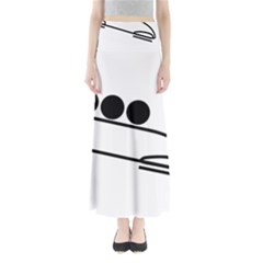 Bobsleigh Pictogram Maxi Skirts