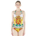 Coat of Arms of Bulgaria Halter Swimsuit View1