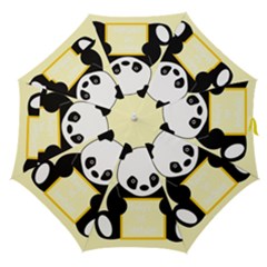 First Birthday Panda Card Straight Umbrellas