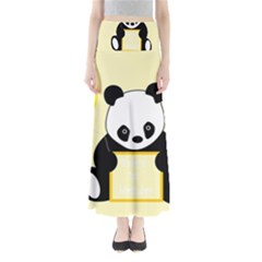 First Birthday Panda Card Maxi Skirts