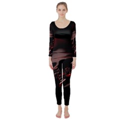 Fractal Mathematics Abstract Long Sleeve Catsuit