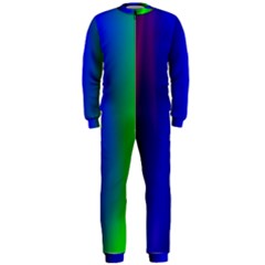 Graphics Gradient Colors Texture Onepiece Jumpsuit (men)  by Nexatart